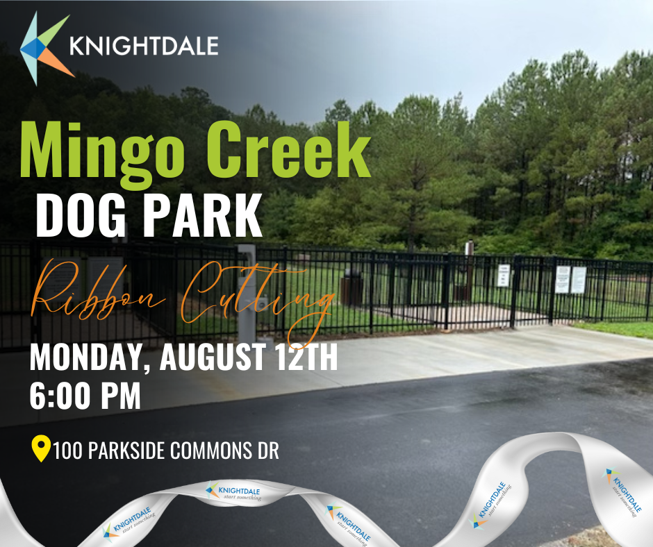 Mingo Creek Dog Park Ribbon Cutting Town of Knightdale, NC